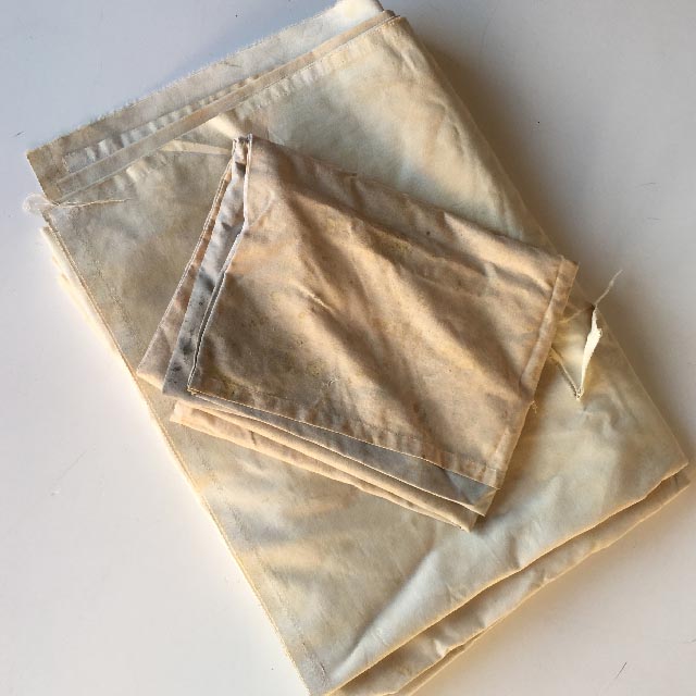 PILLOWCASE, Cream Aged Stained